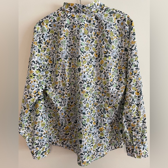 Lands’ End Floral Button Down Shirt - Picture 5 of 6
